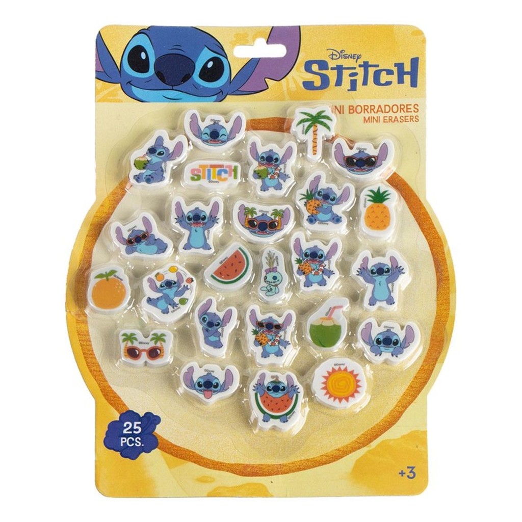 Stitch Mini-Radiergummi Set