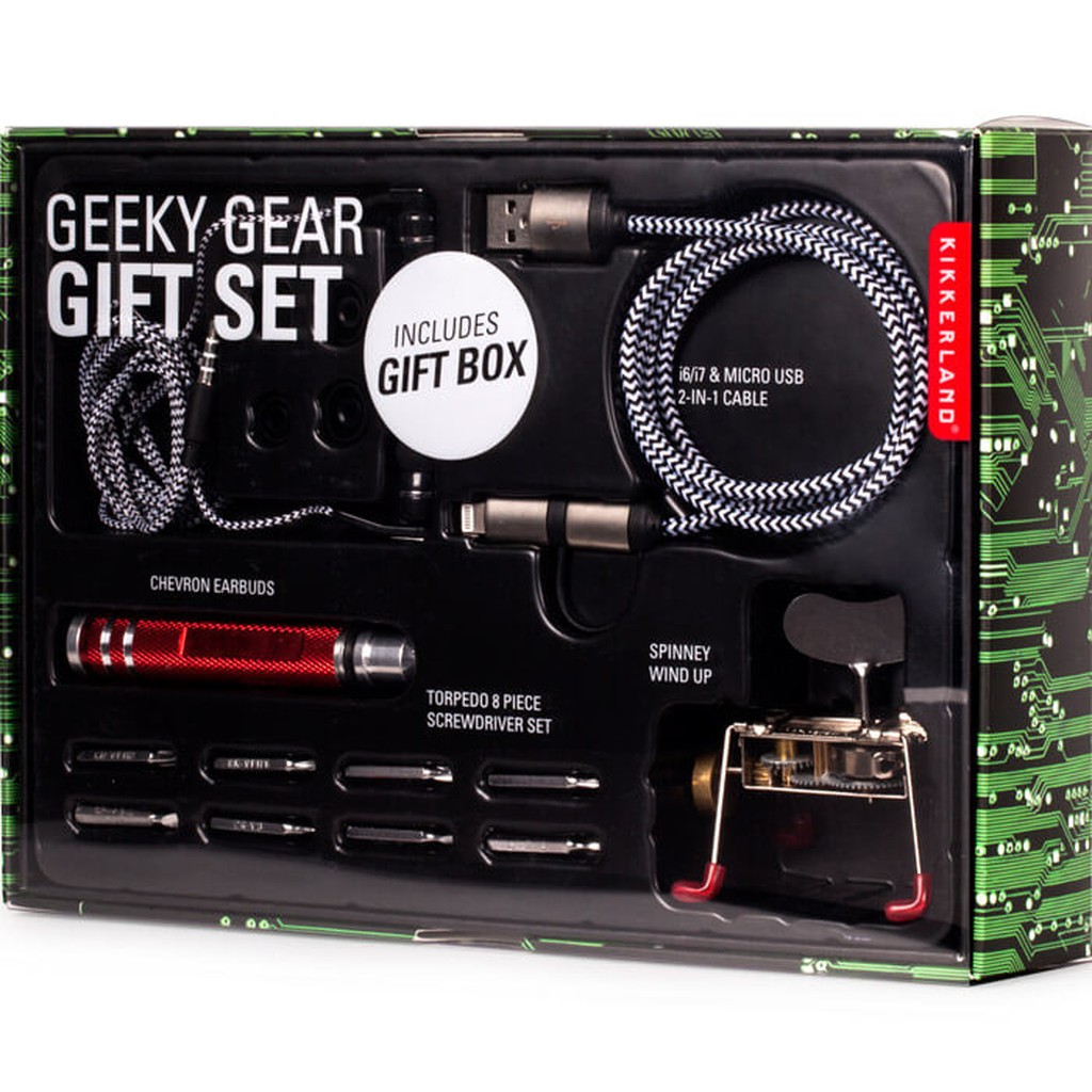 Coffret Cadeau avec Accessoires pour Geek