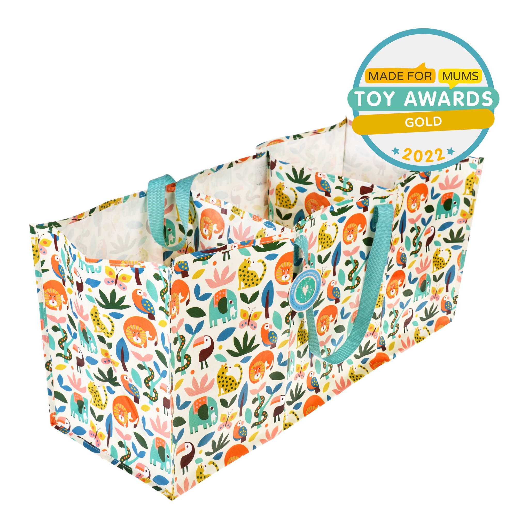 Sac de rangement Wild Wonders avec la distinction « Made for Mums Toy Awards Gold 2022 »