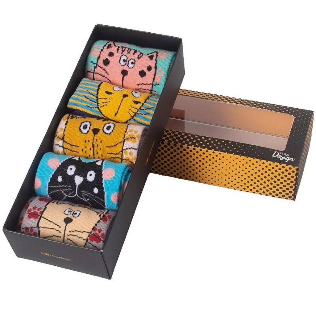 Socken Geschenkset Katzen von BiggDesign