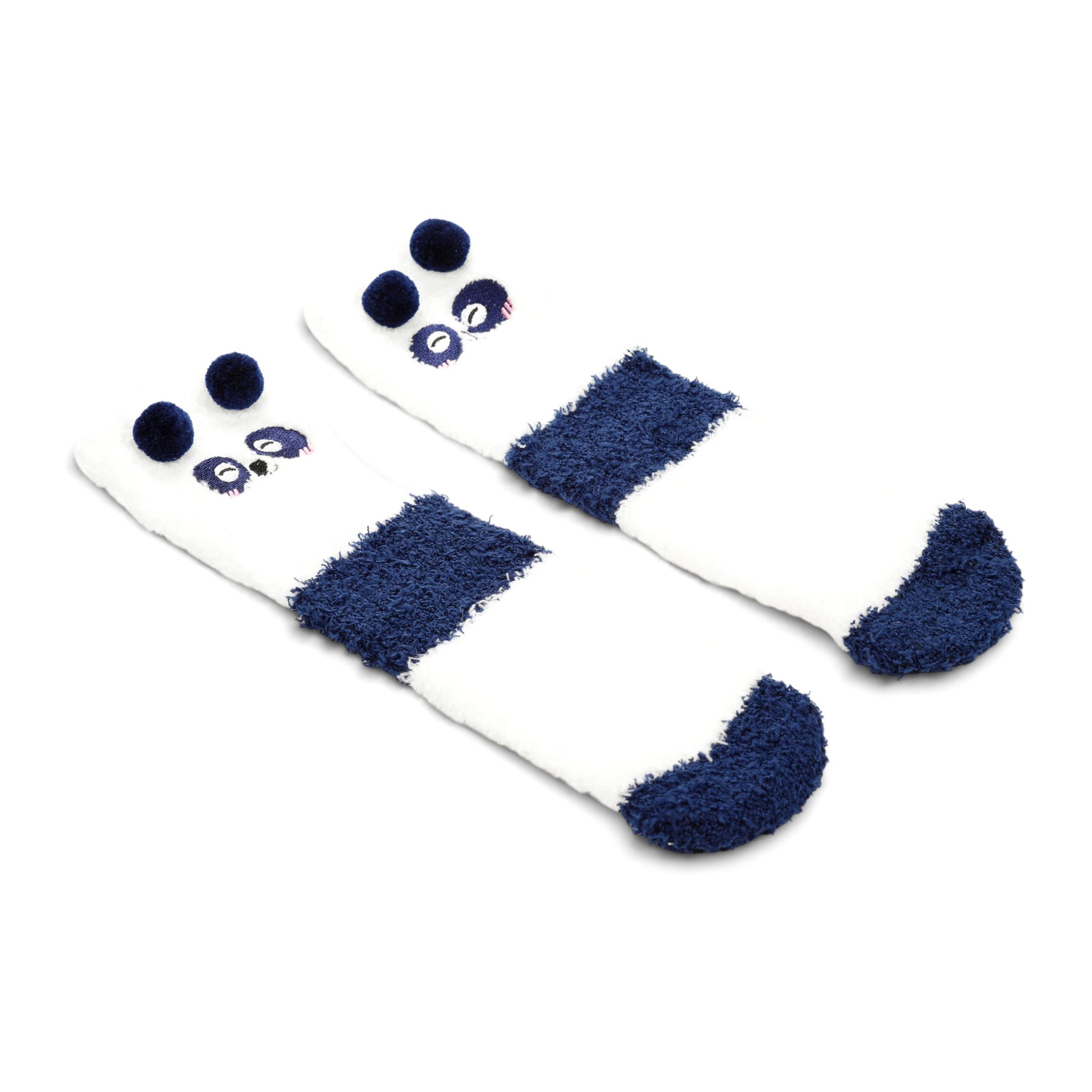 Kuschelsocken im Panda-Design