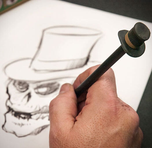 Bleistift Kappen Hut