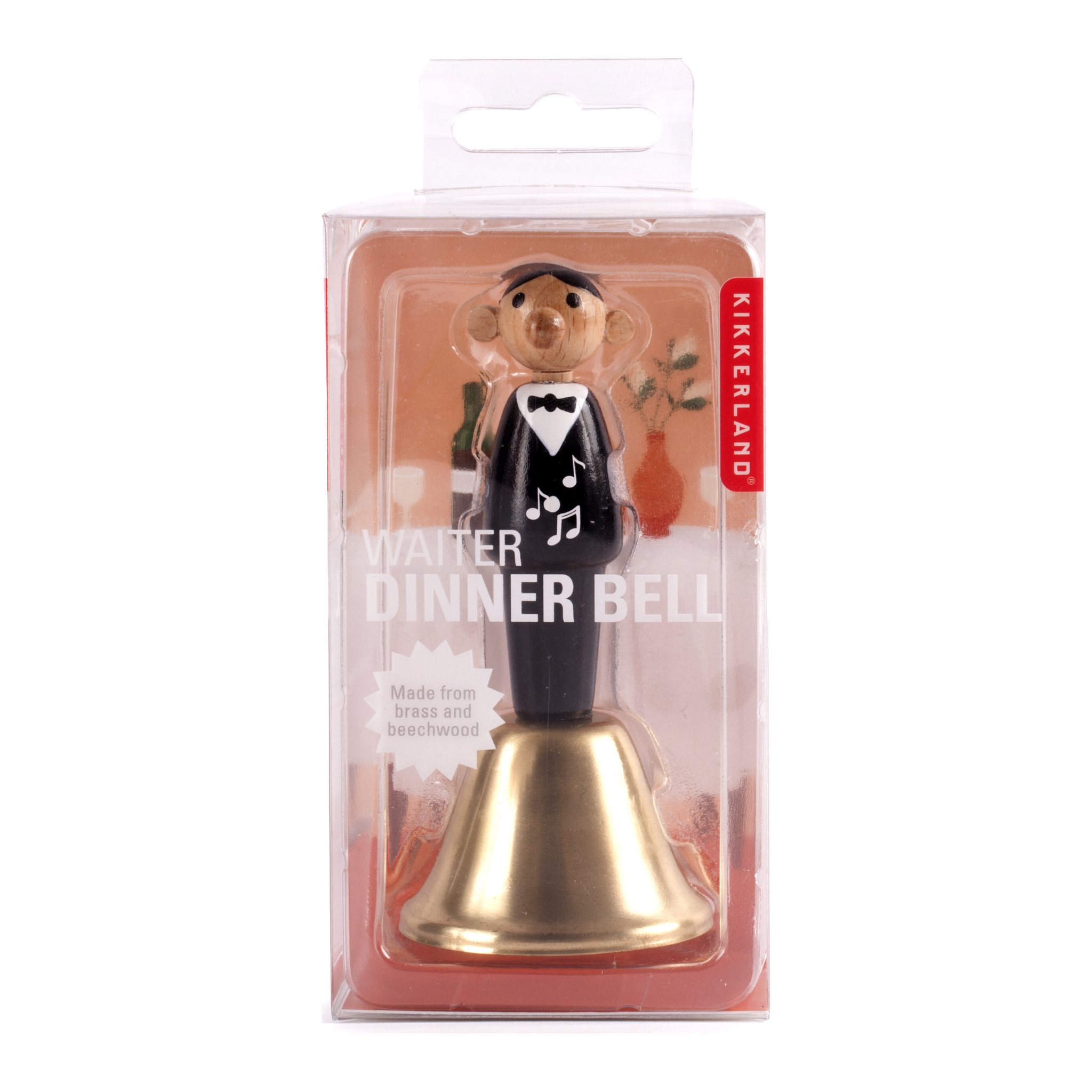 Kellner-Tischglocke in der Blisterverpackung «Waiter Dinner Bell»