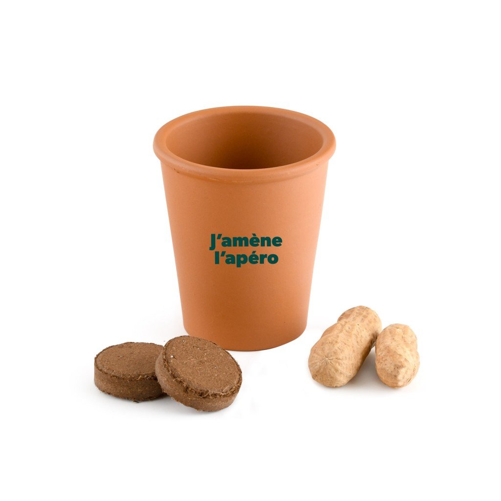 Erdnuss Anzuchtset "Ich bring den Apéro mit"