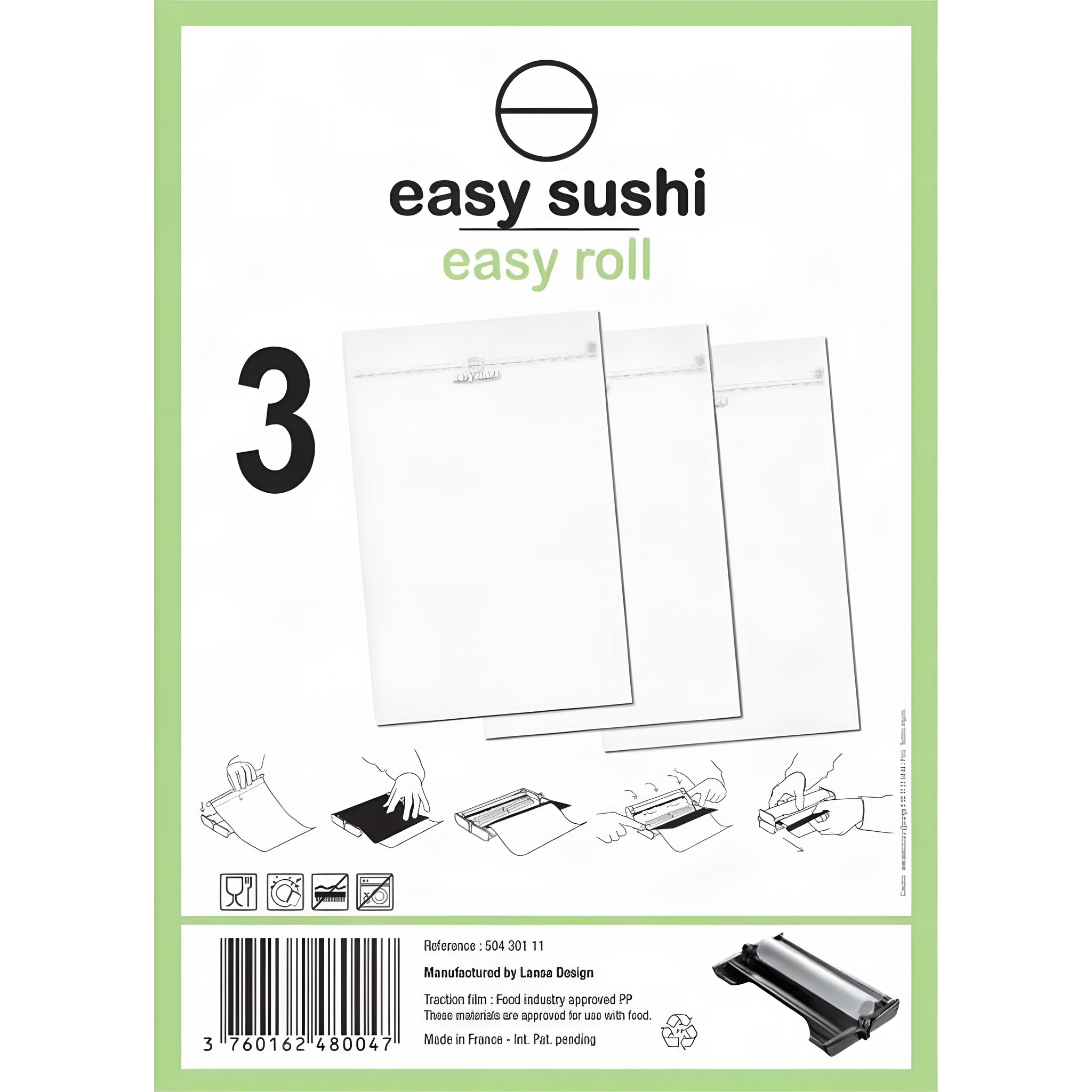 Ersatzfolien für Easy Sushi
