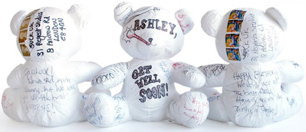 Papier Teddybär zum Selbstgestalten