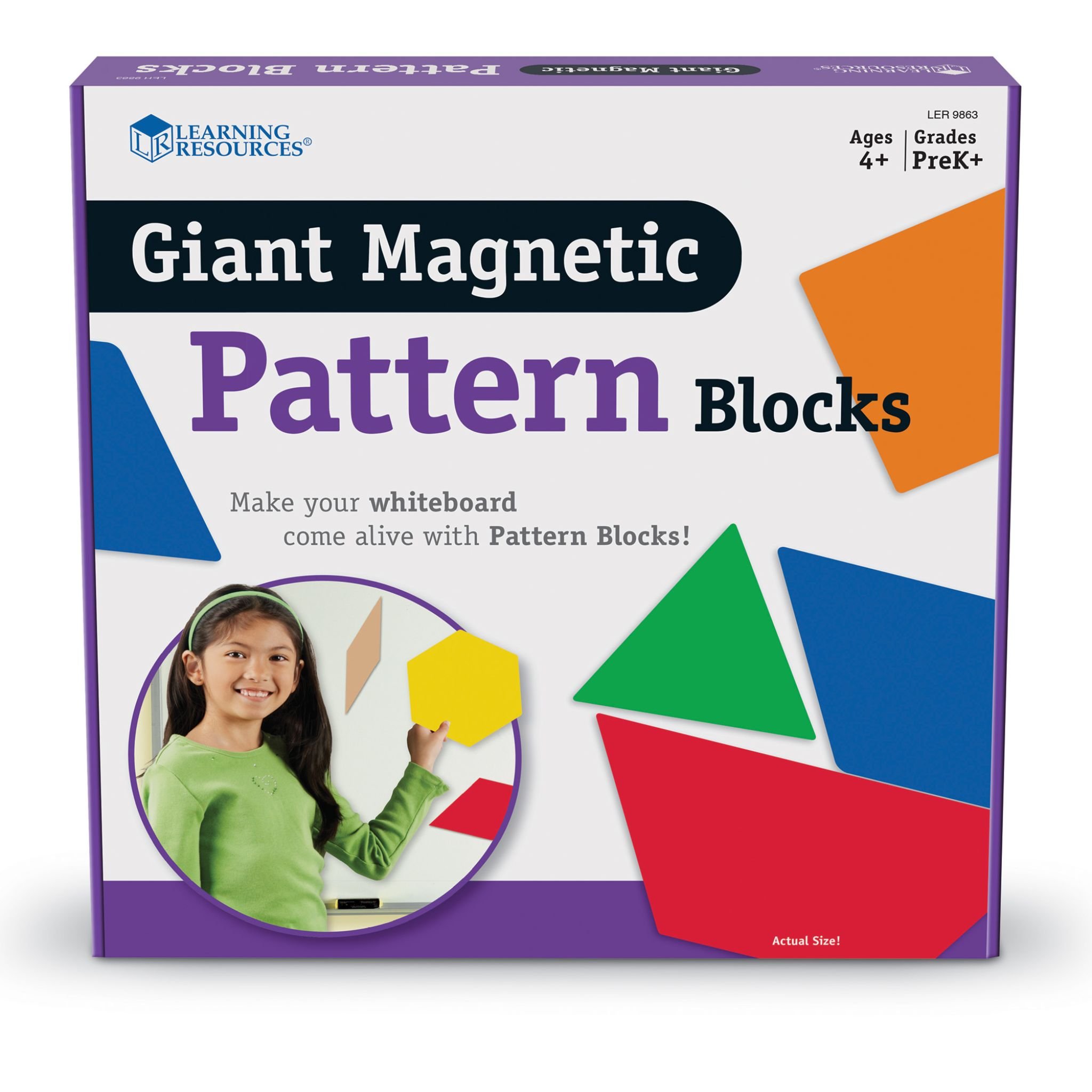 Riesen-Magnet-Geoformen 47-teilig – Verpackung Vorderseite
