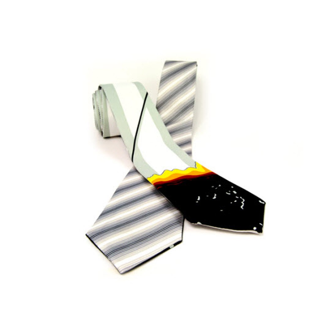 Cravate Tordue - Fumée