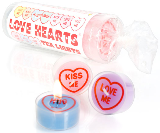 Love Heart Tea Lights