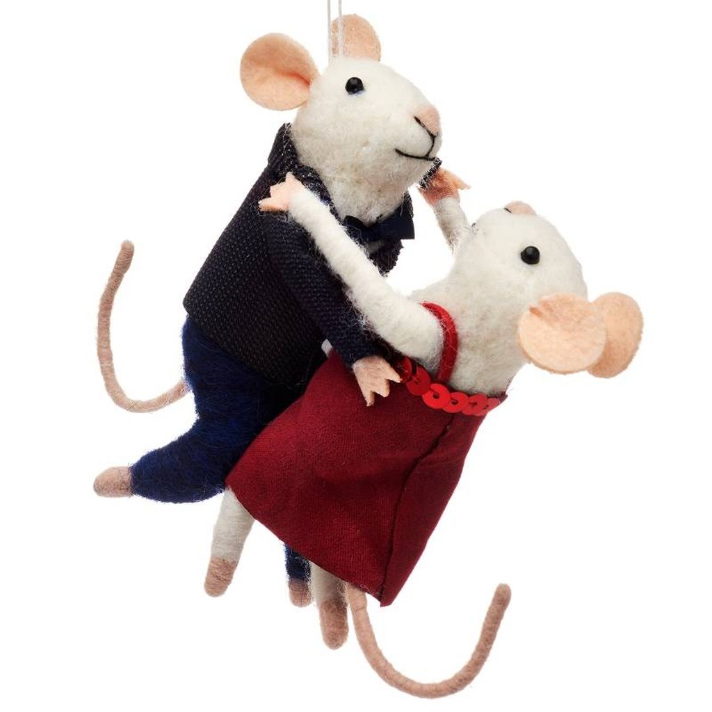 Weihnachtsbaum Schmuck aus Filz von Sass and Belle