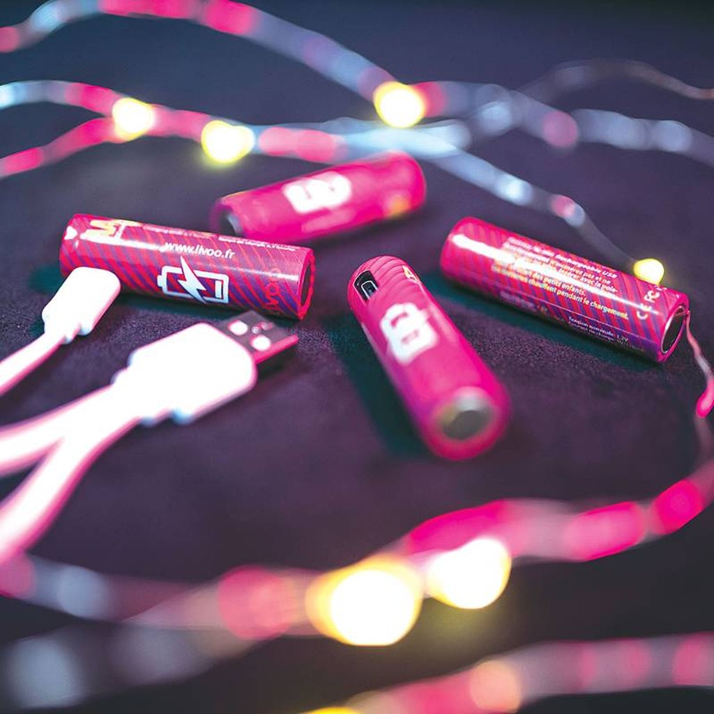 Wiederaufladbare AA-Akkus