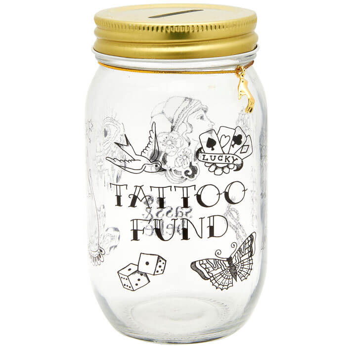Tattoo Fund Money Jar