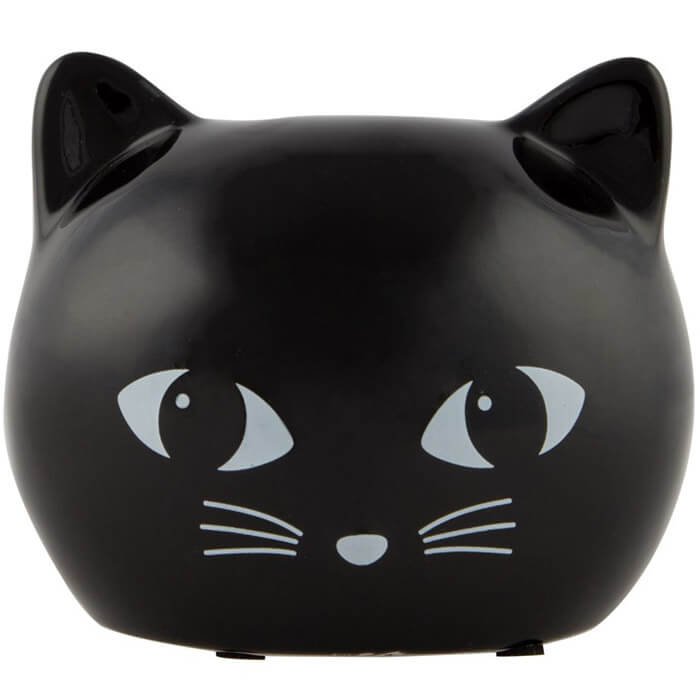 Spardose Schwarze Katze