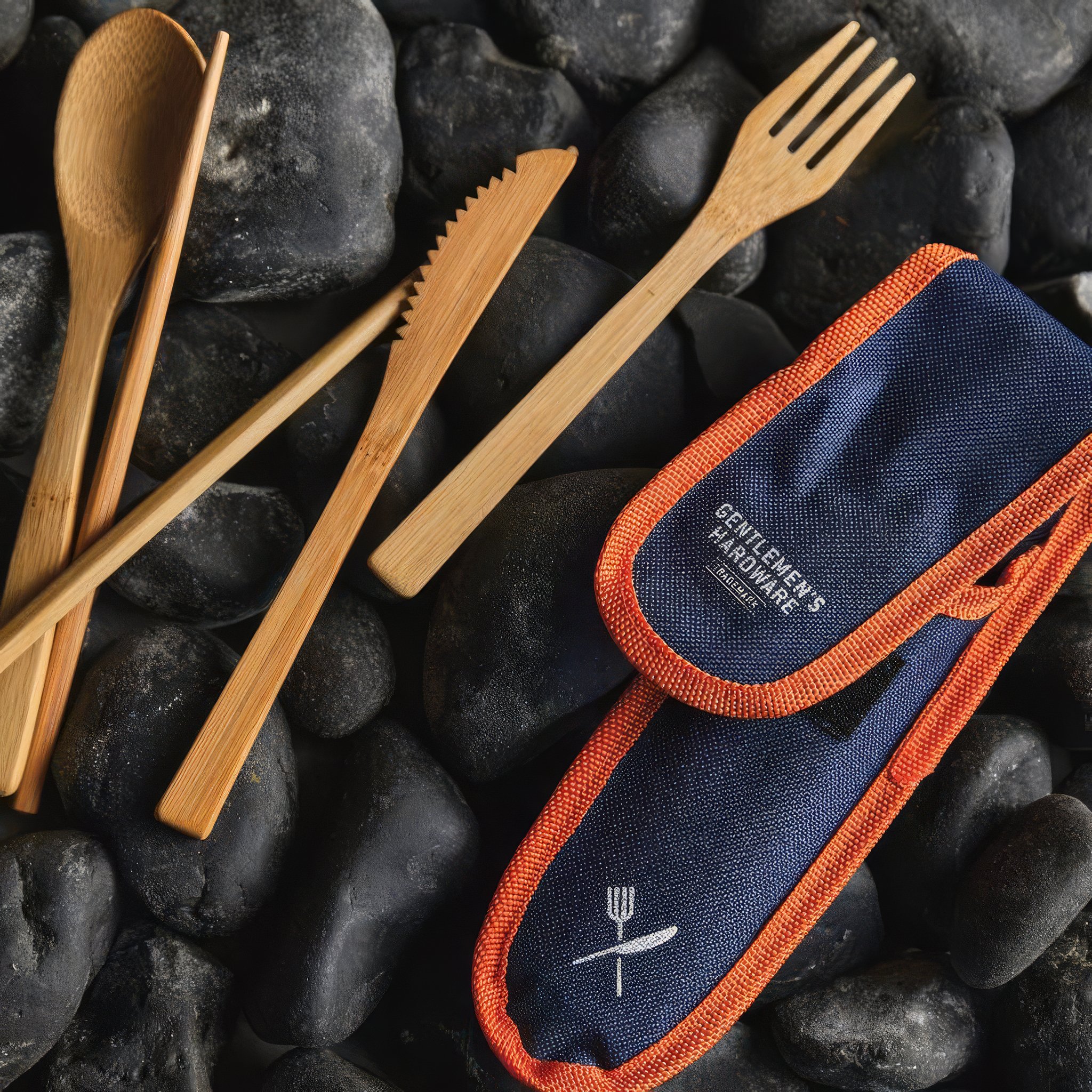 Bambus Reisebesteck von Gentlemens Hardware