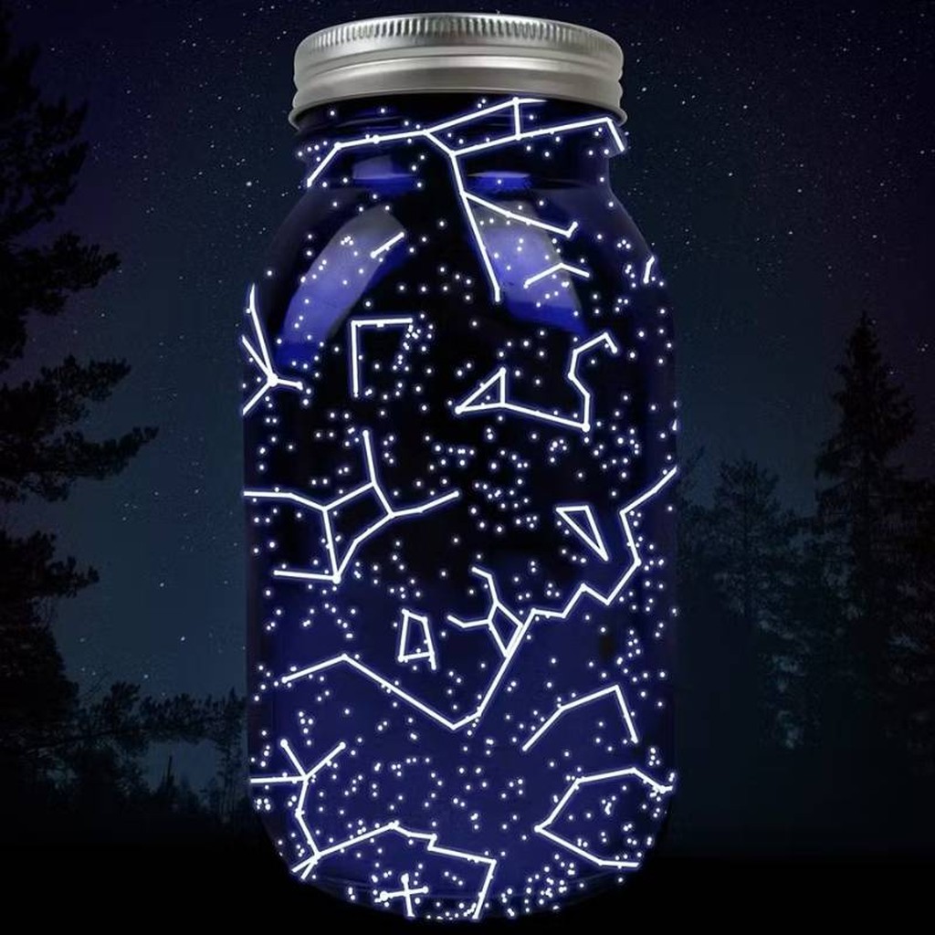 Sterne im Glas unterschiedliche Sternebilder von GiftRepublic