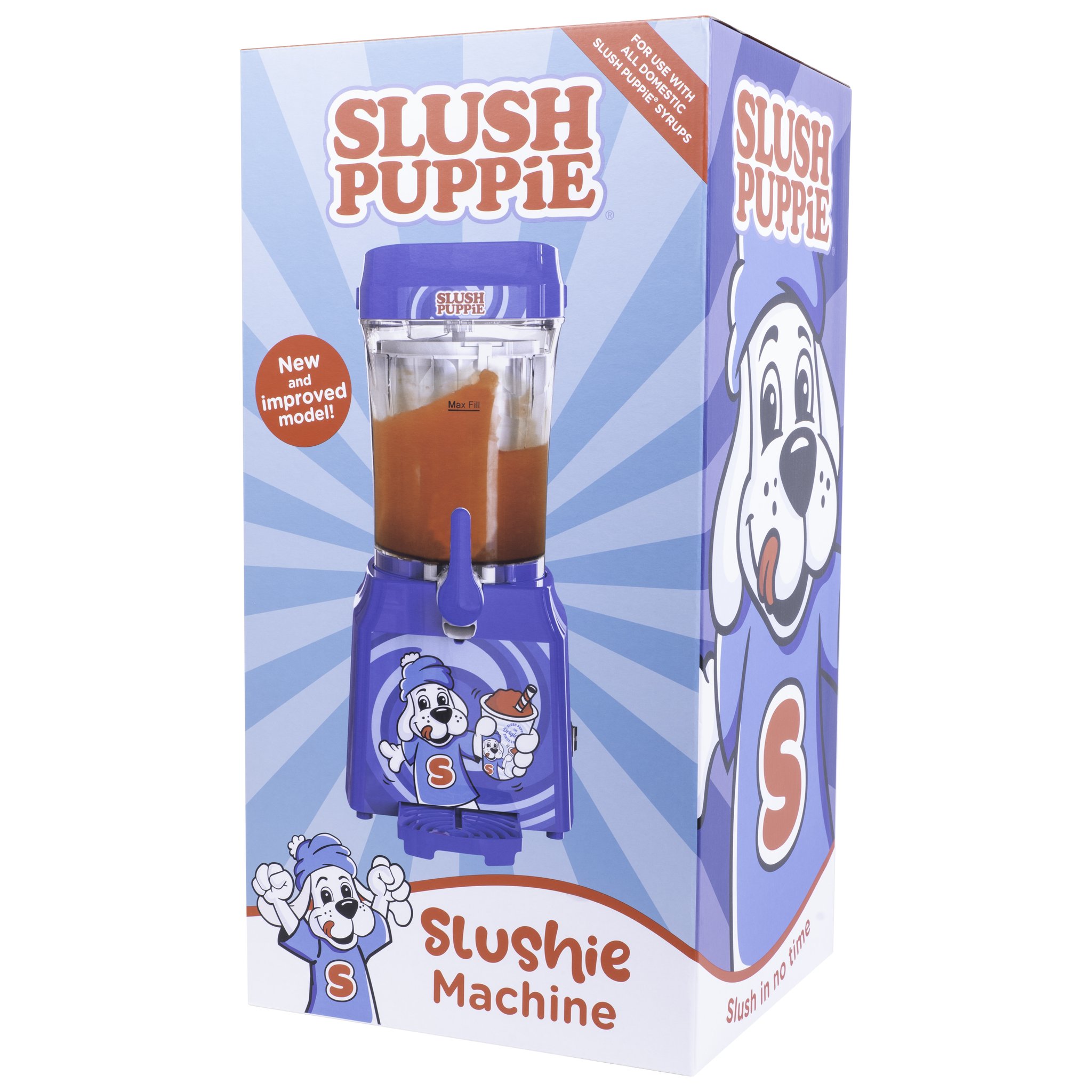 Slush Puppie Maschine Verpackung — Seitenansicht