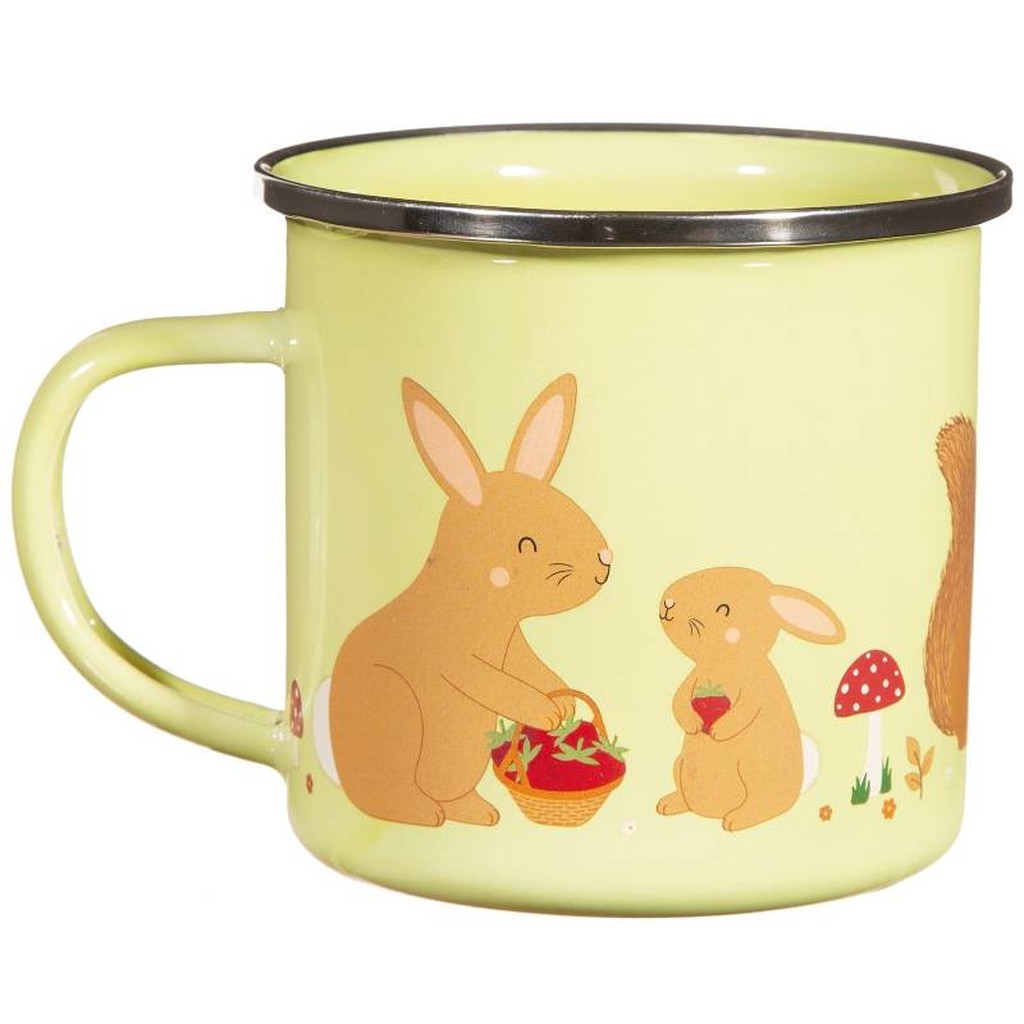 Emailletasse Gartenfreunde