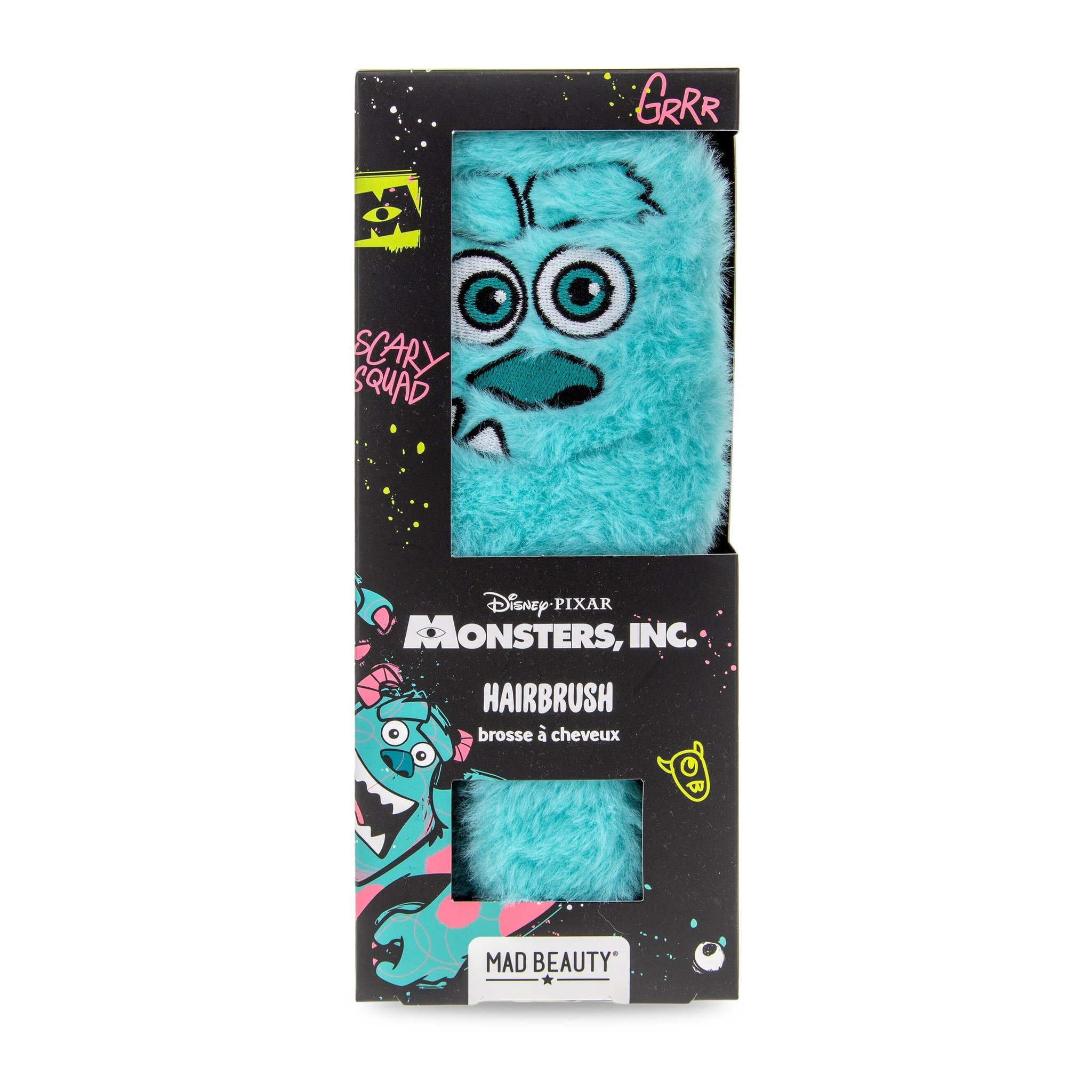Monster AG Sulley Entwirrbürste mit Plüsch – Geschenkbox Vorderseite