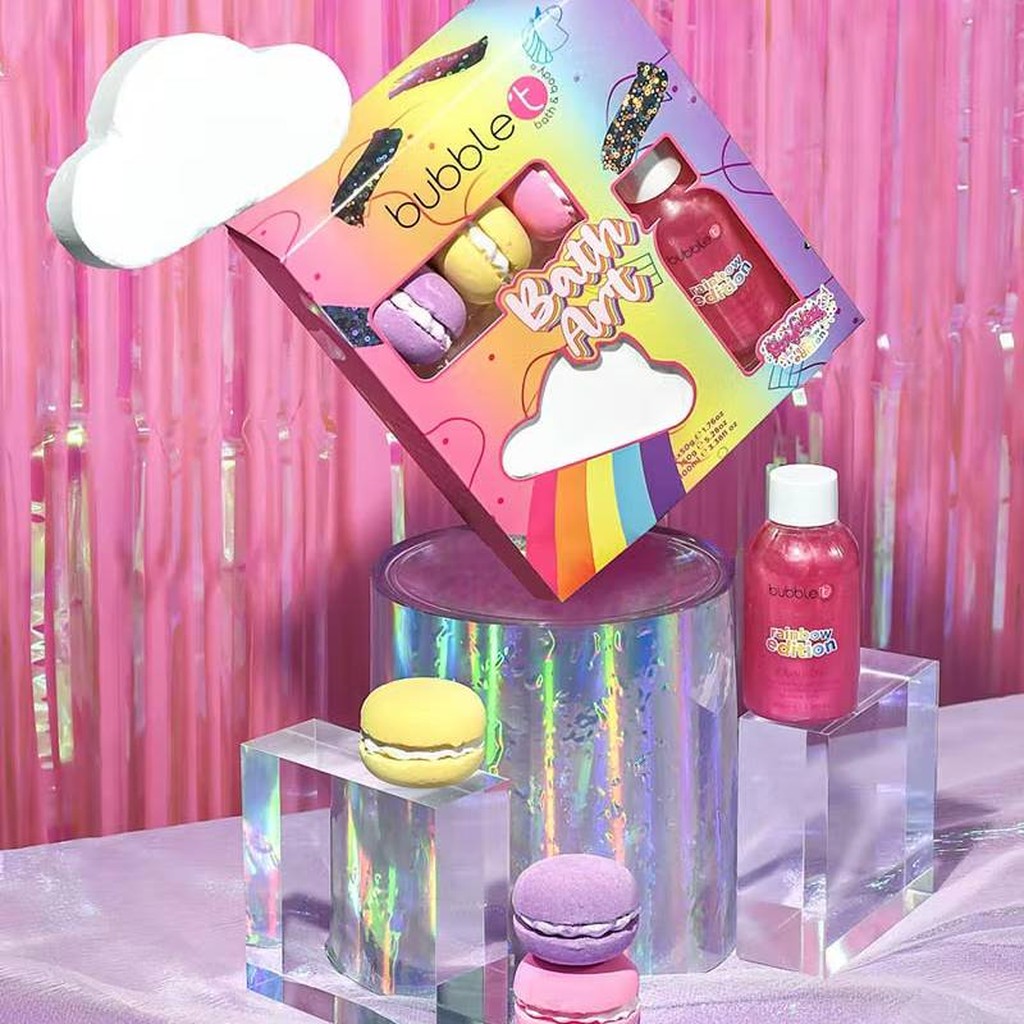 Regenbogen-Badezusatz-Geschenkset von BubbleT