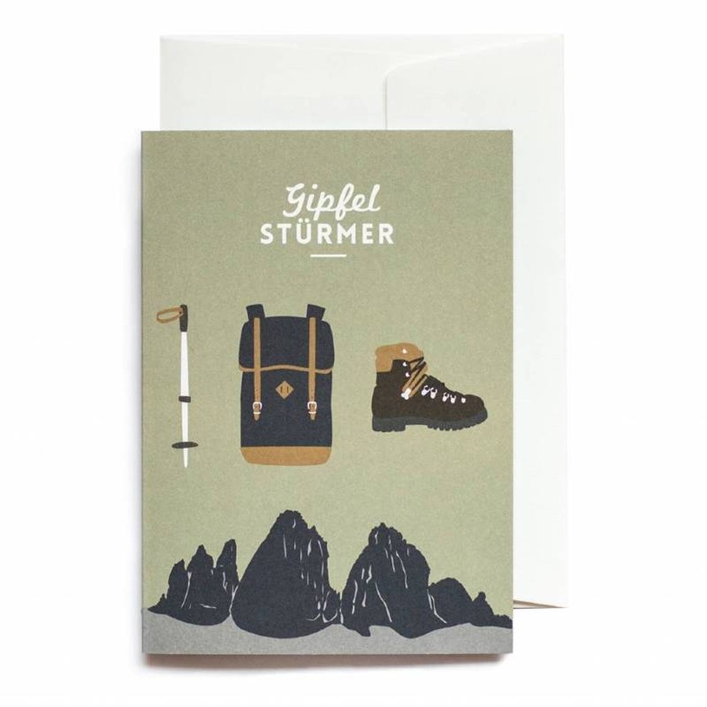 Grusskarte Gipfelstürmer von roadtyping
