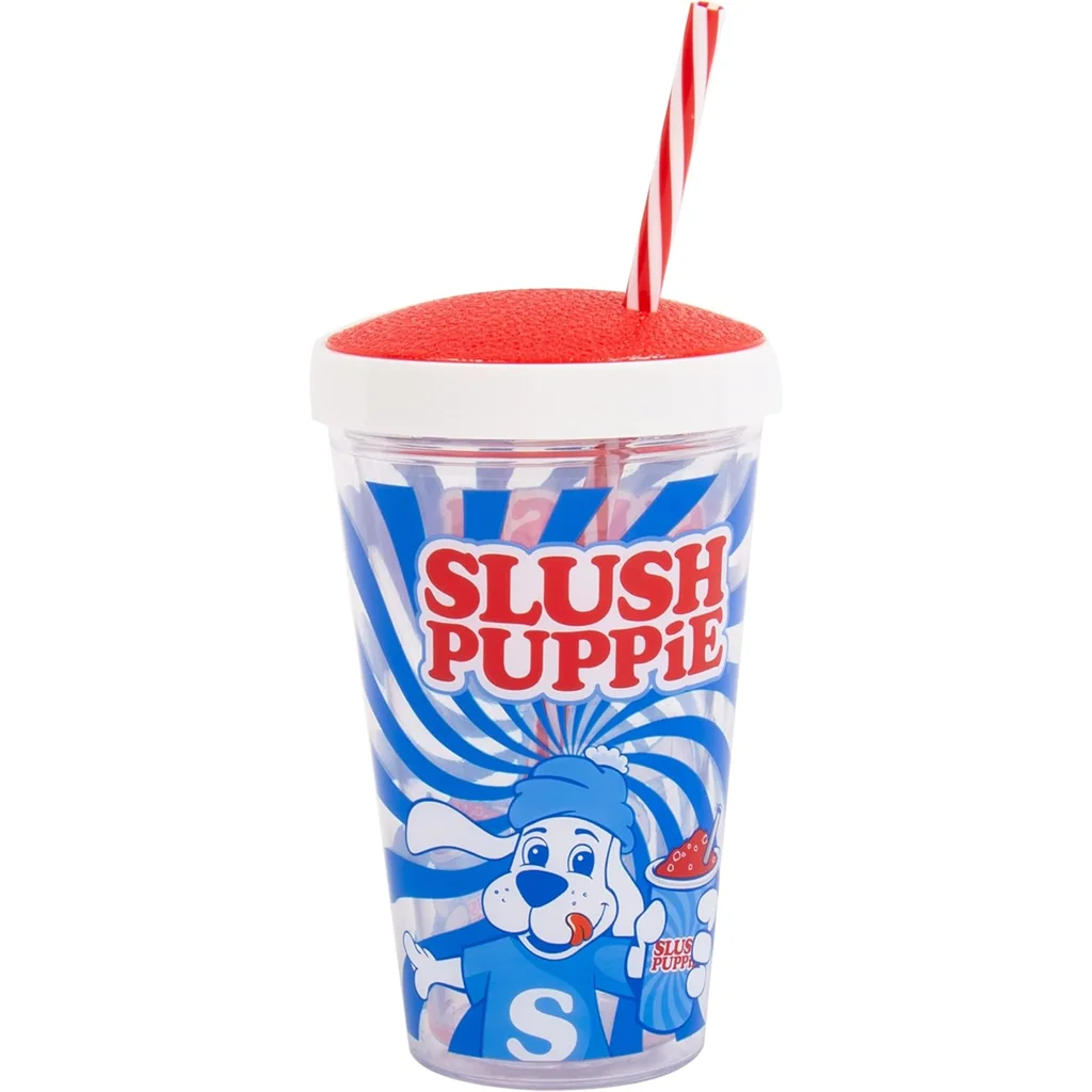 SLUSH PUPPiE Becher & Trinkhalm