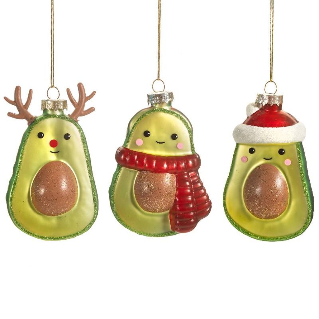 Weihnachtskugel Avocados von Sass and Belle