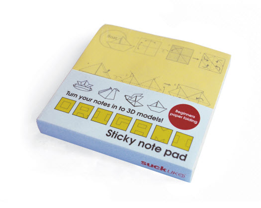 Bloc Notes Autocollantes Origami