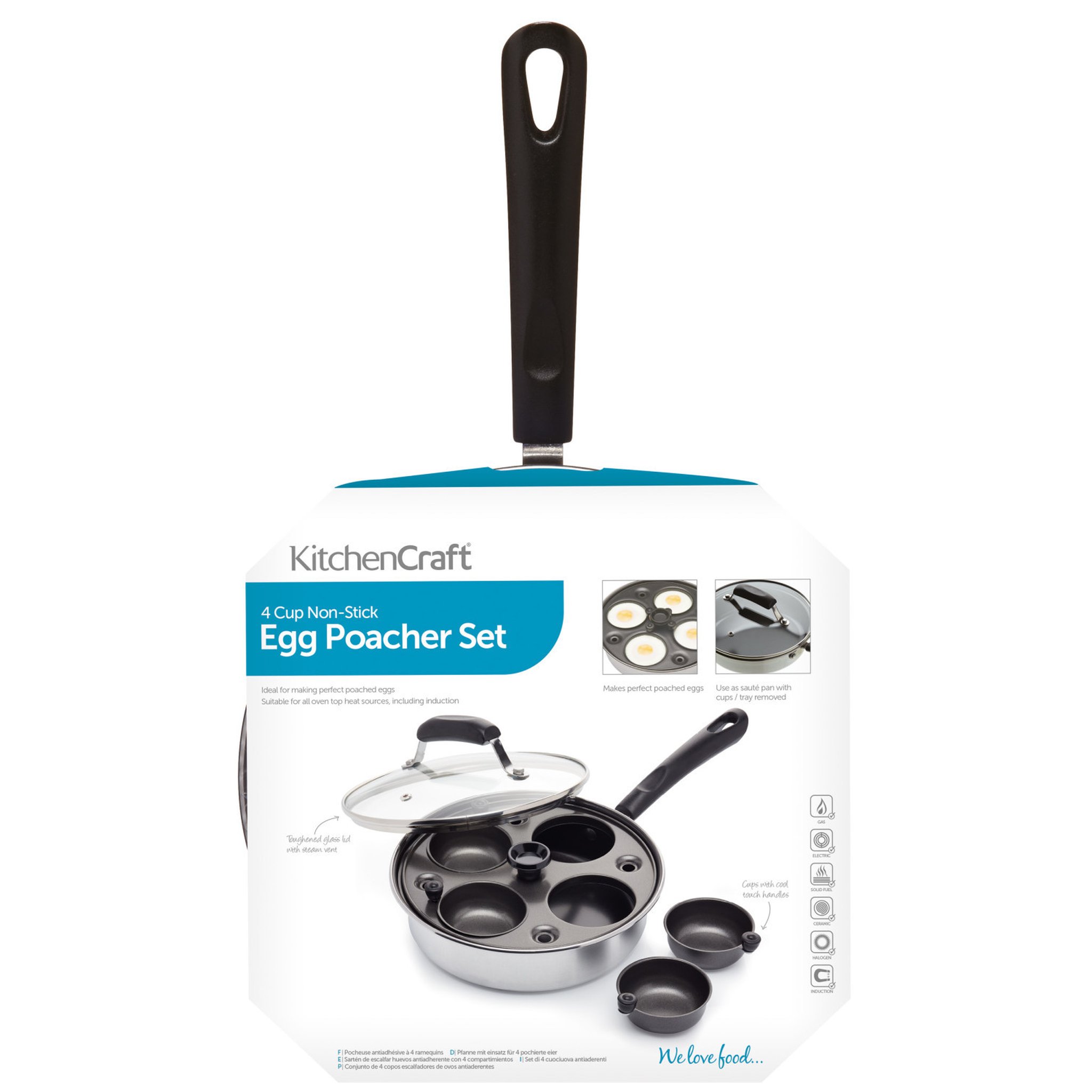 KitchenCraft egg poacher pan packaging