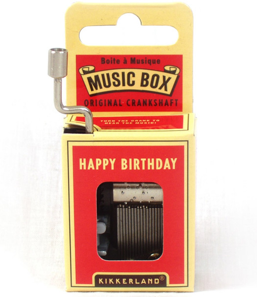 Music Box Happy Birthday Kikkerland