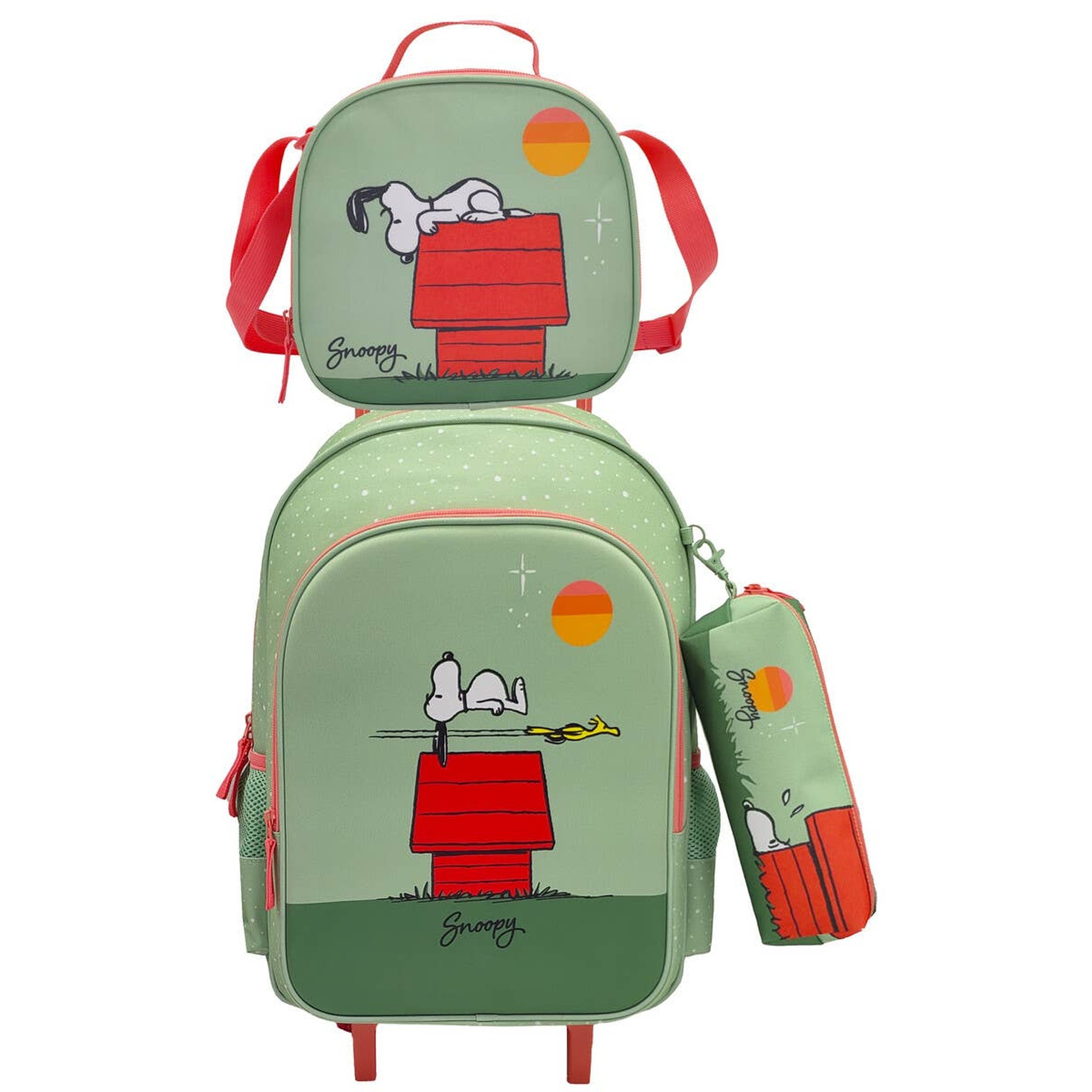 Snoopy Trolley-Rucksack-Set