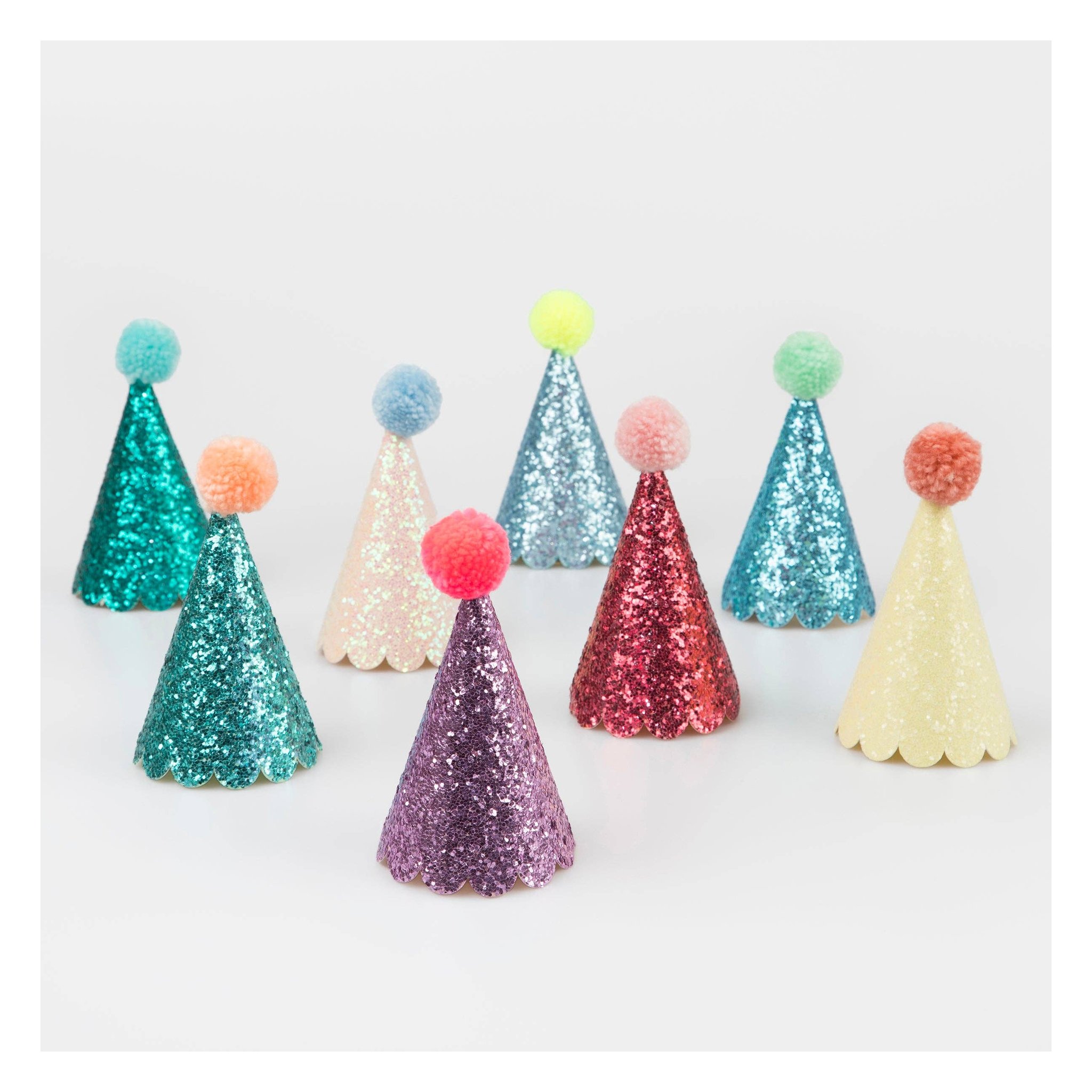 6 Mini Partyhüte — Hauptansicht