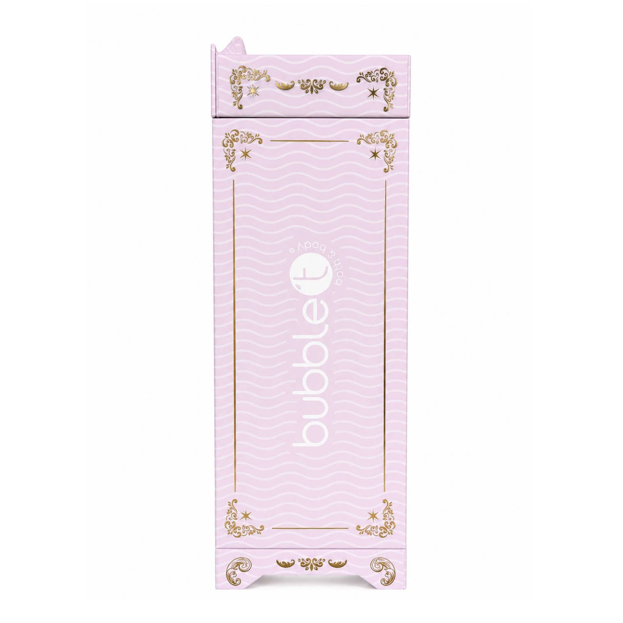 Bubble T Beauty Adventskalender 2026 – Seitenansicht mit Wellenprägung