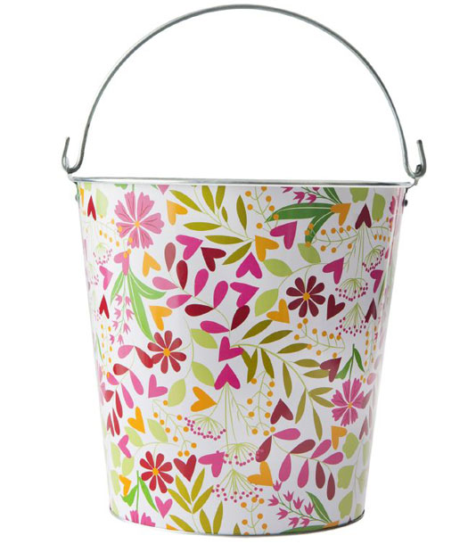 Metal Bucket 12 L Vigar Cubo Floral