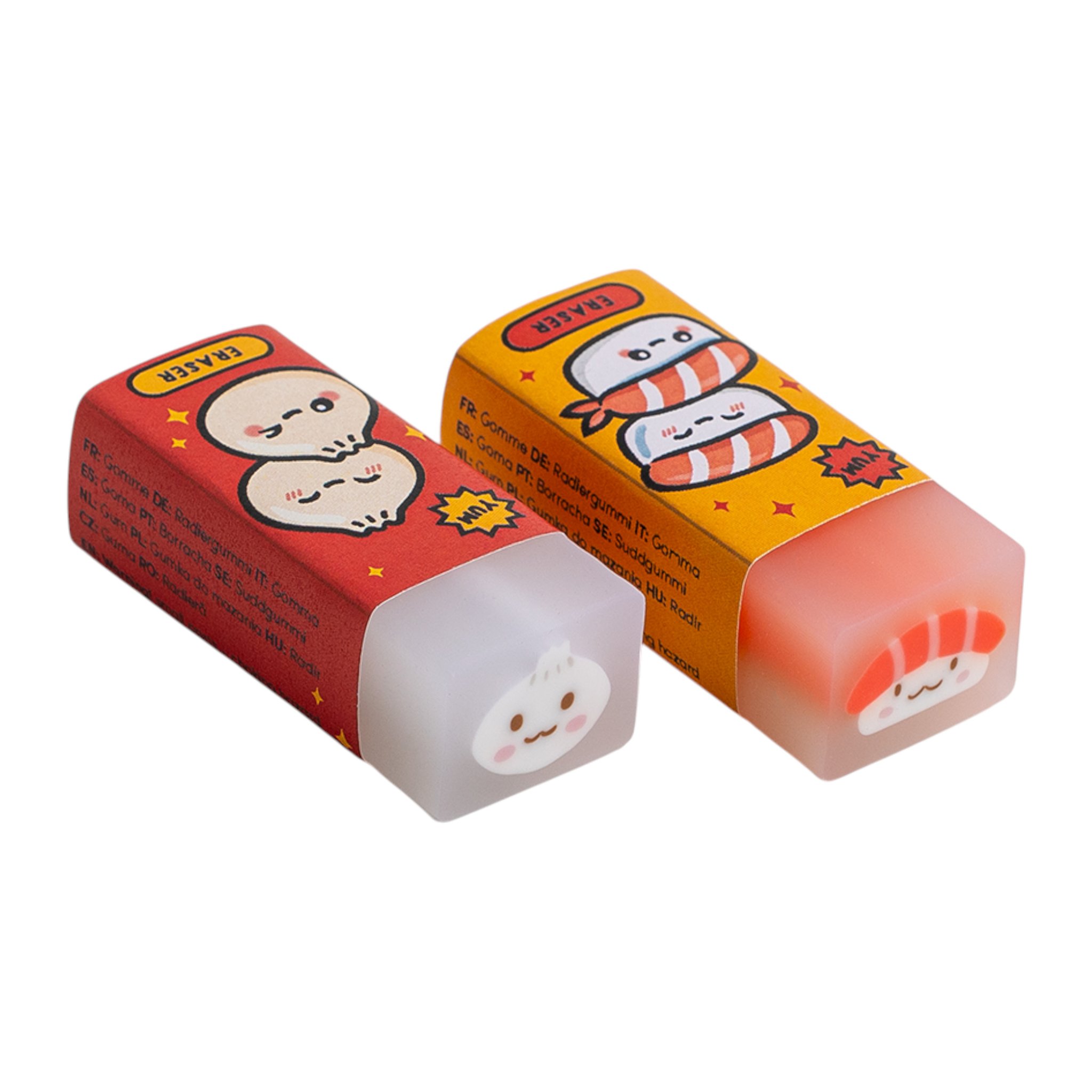 Foodiemals Radiergummis Bao und Sushi