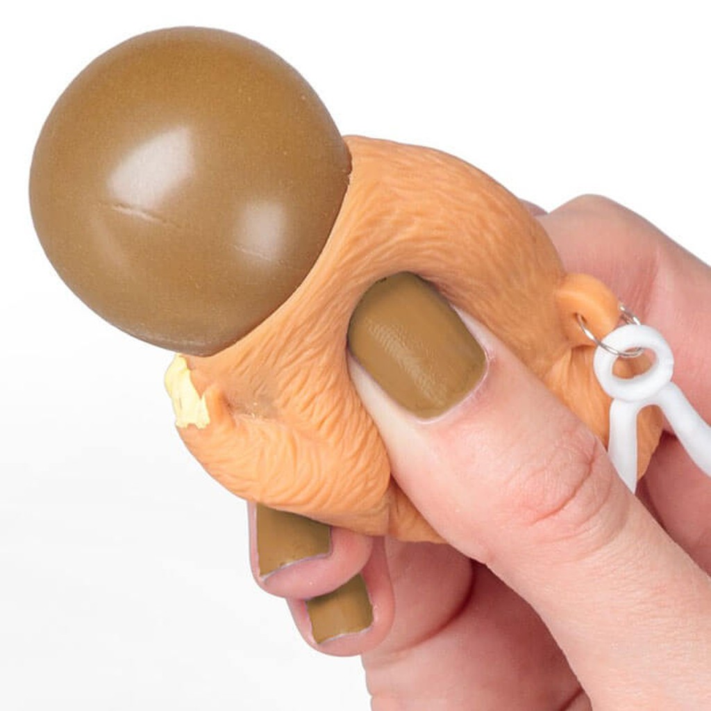 Kackendes Faultier Schlüsselanhänger