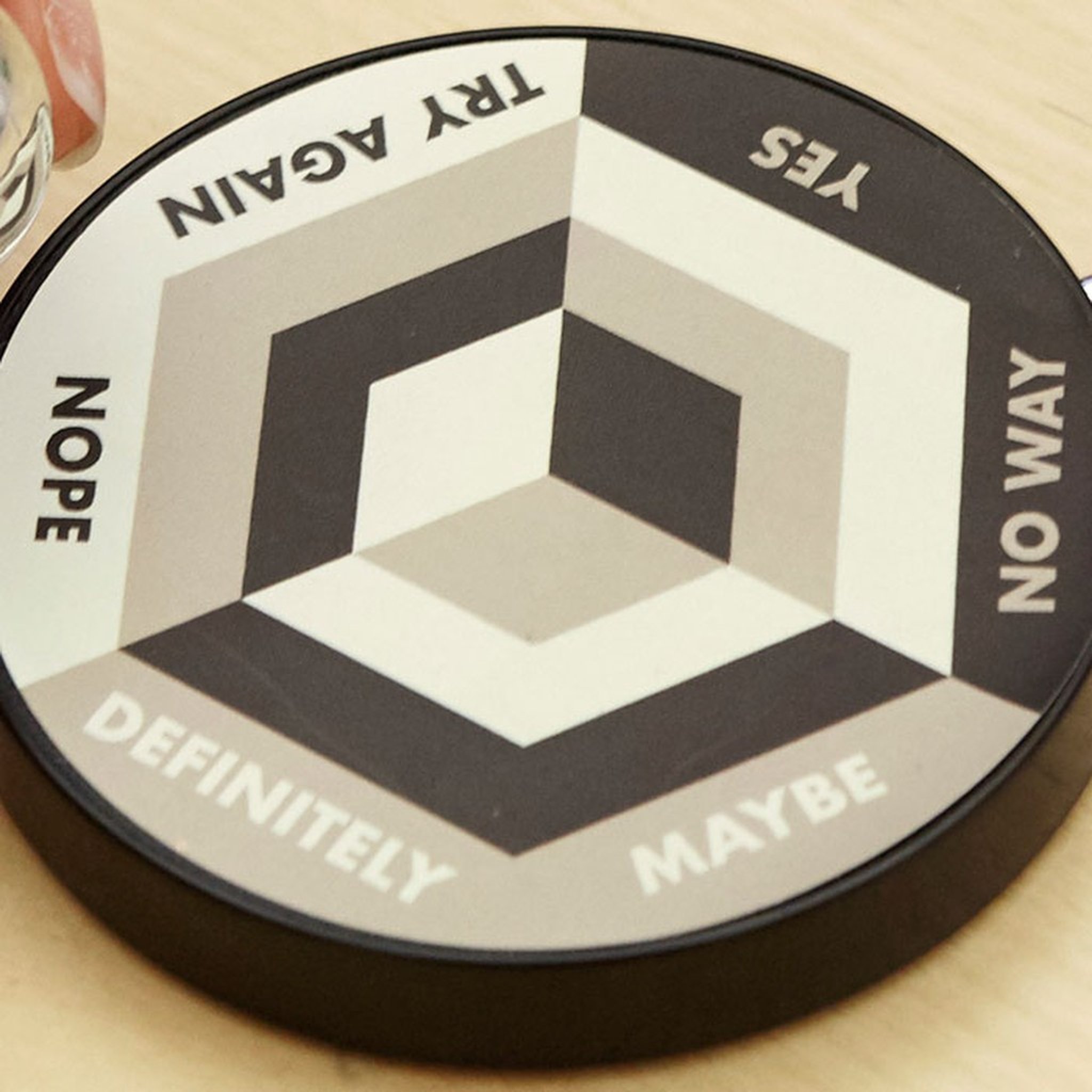Quadrante del Decision Maker con Yes, No Way, Maybe, Definitely, Nope e Try Again