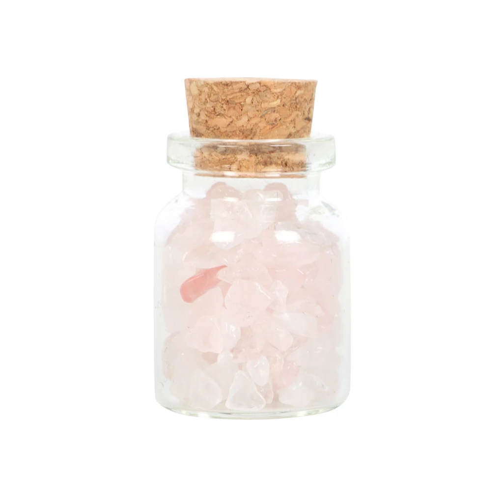 Liebesglas mit Rosenquarz