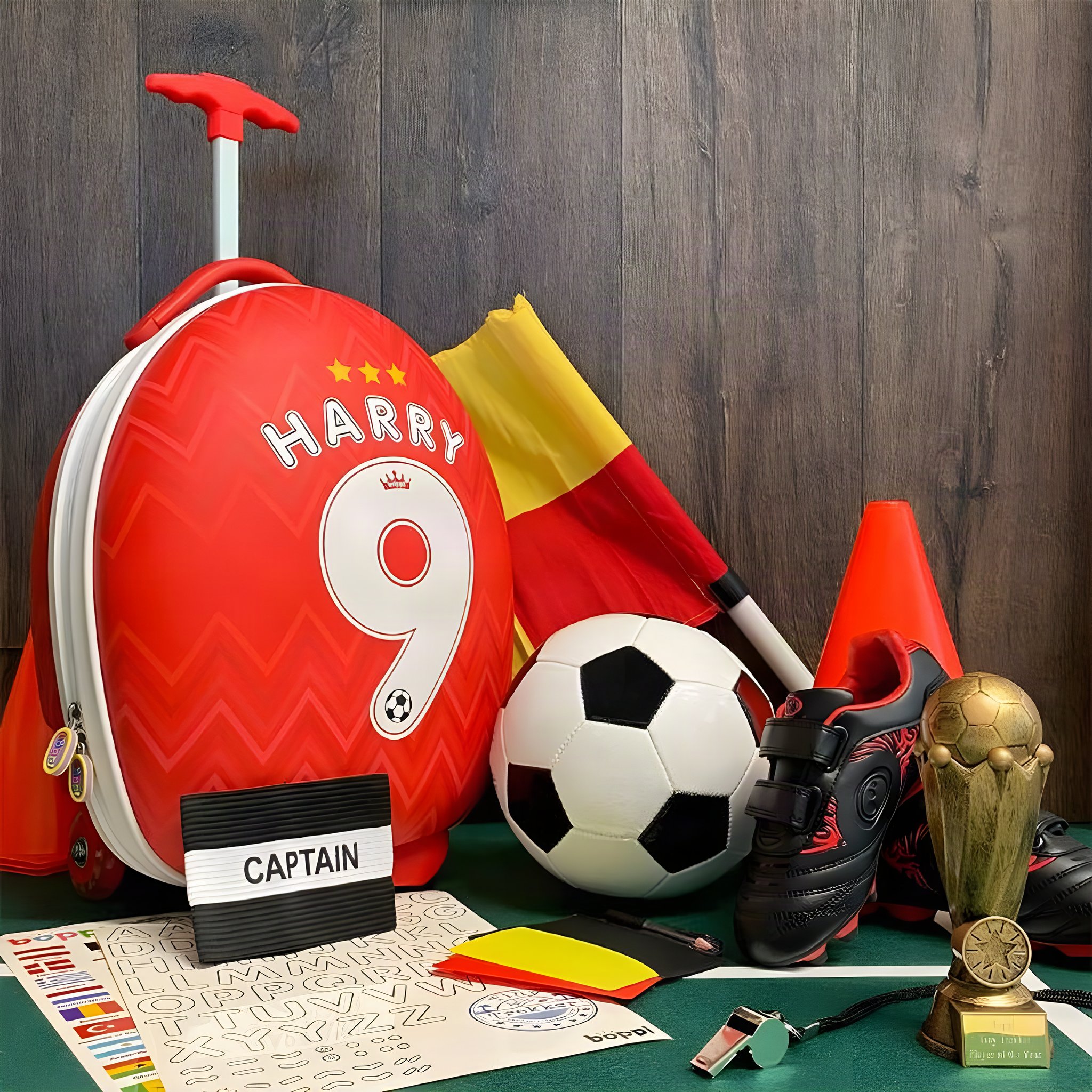 Personalised Football Luggage