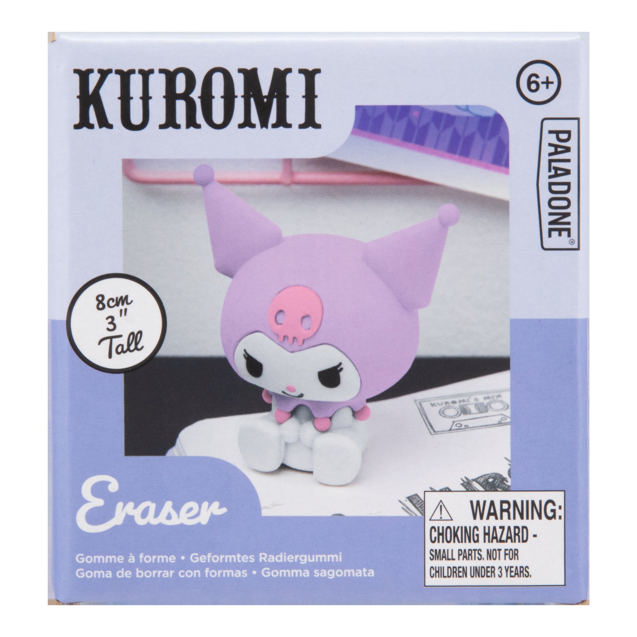 Kuromi Riesen-Radiergummi von Paladone – Rückseite
