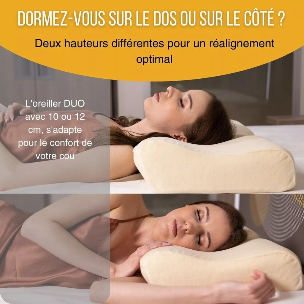 Ergonomisches Nackenkissen Duo Premium