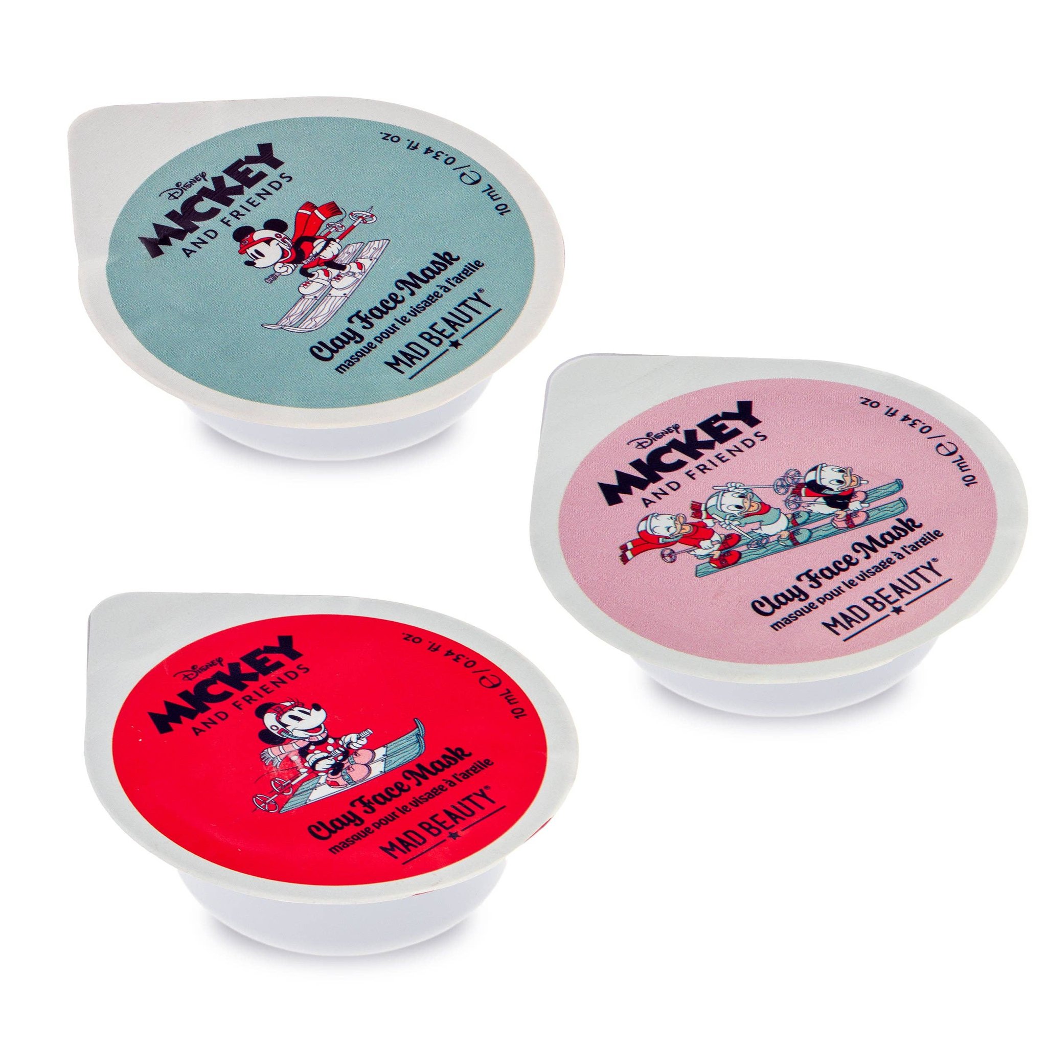 Calendario dell'Avvento Mickey Mouse edizione Ski – maschere viso all'argilla