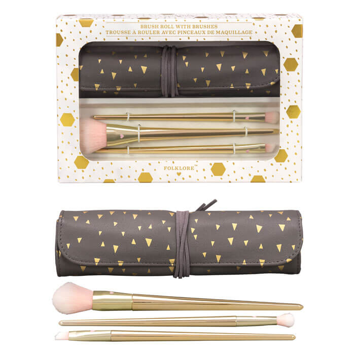 Astuccio per Pennelli da Trucco Arrotolabile