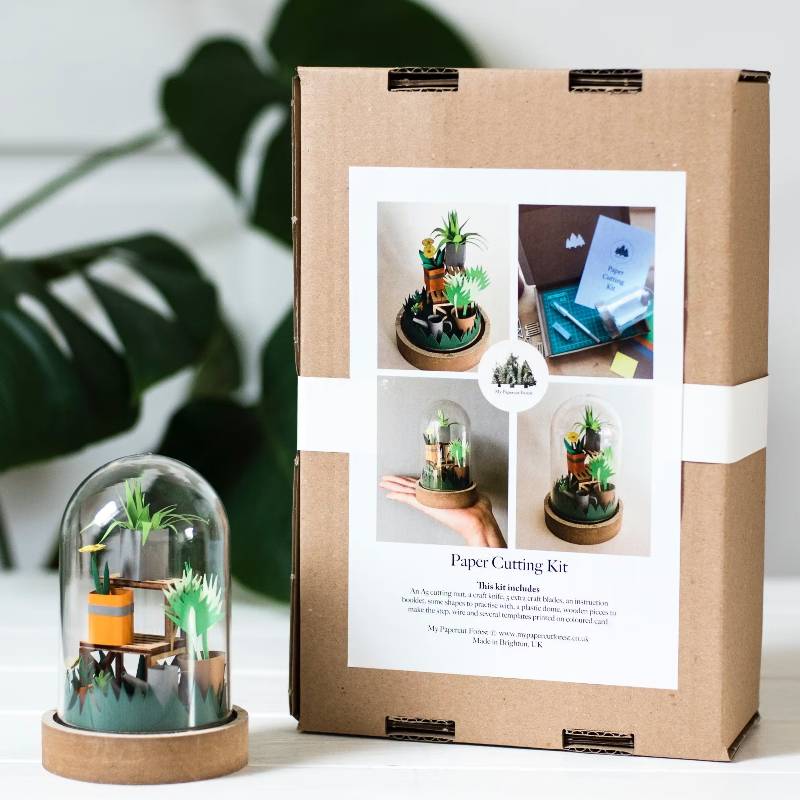 Kit de bricolage de jardin en papier