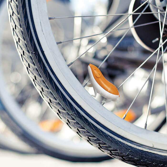 Hamster-Reflektor fürs Fahrrad