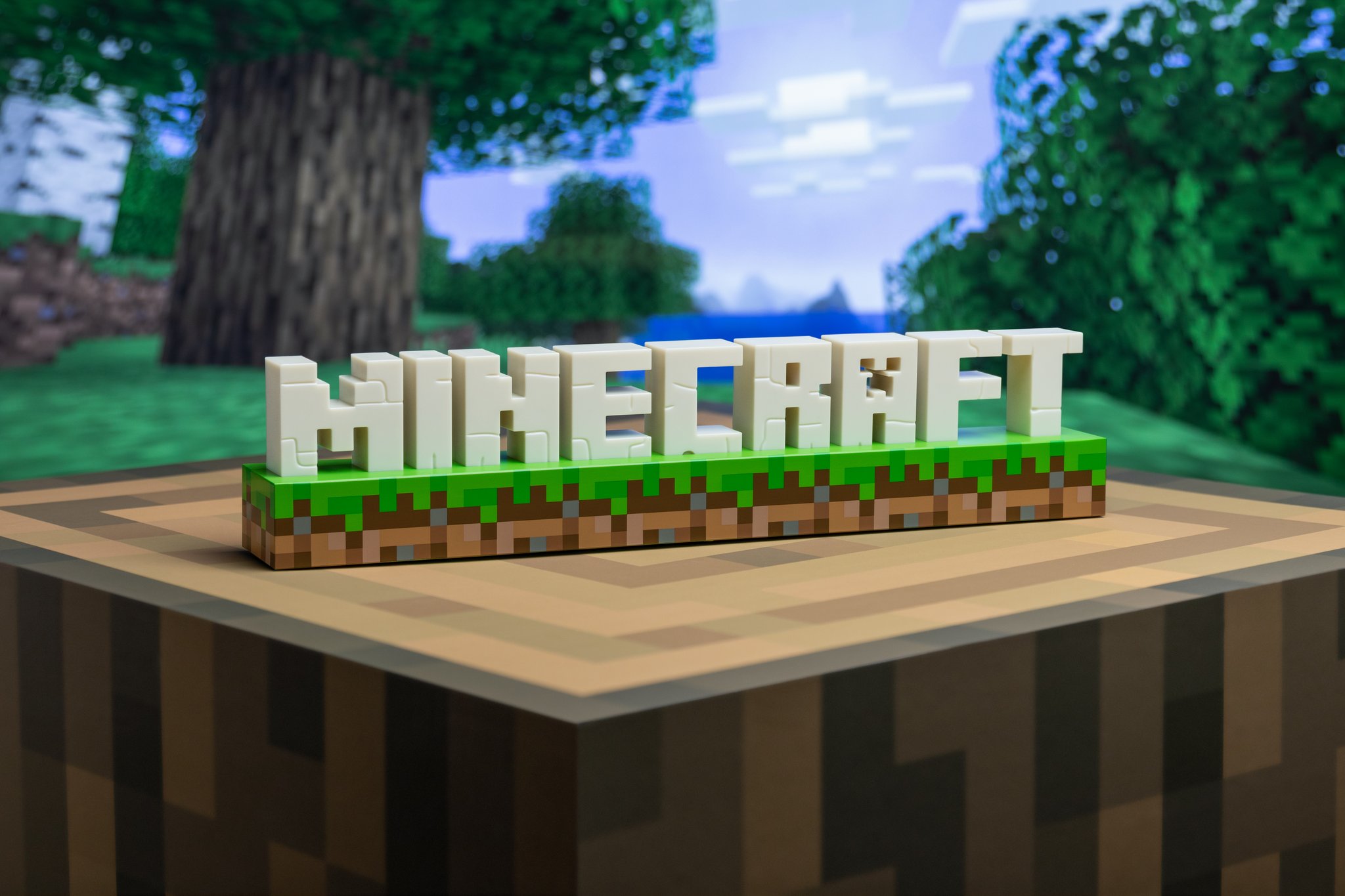 Minecraft Logo Light by Paladone – Lifestyle