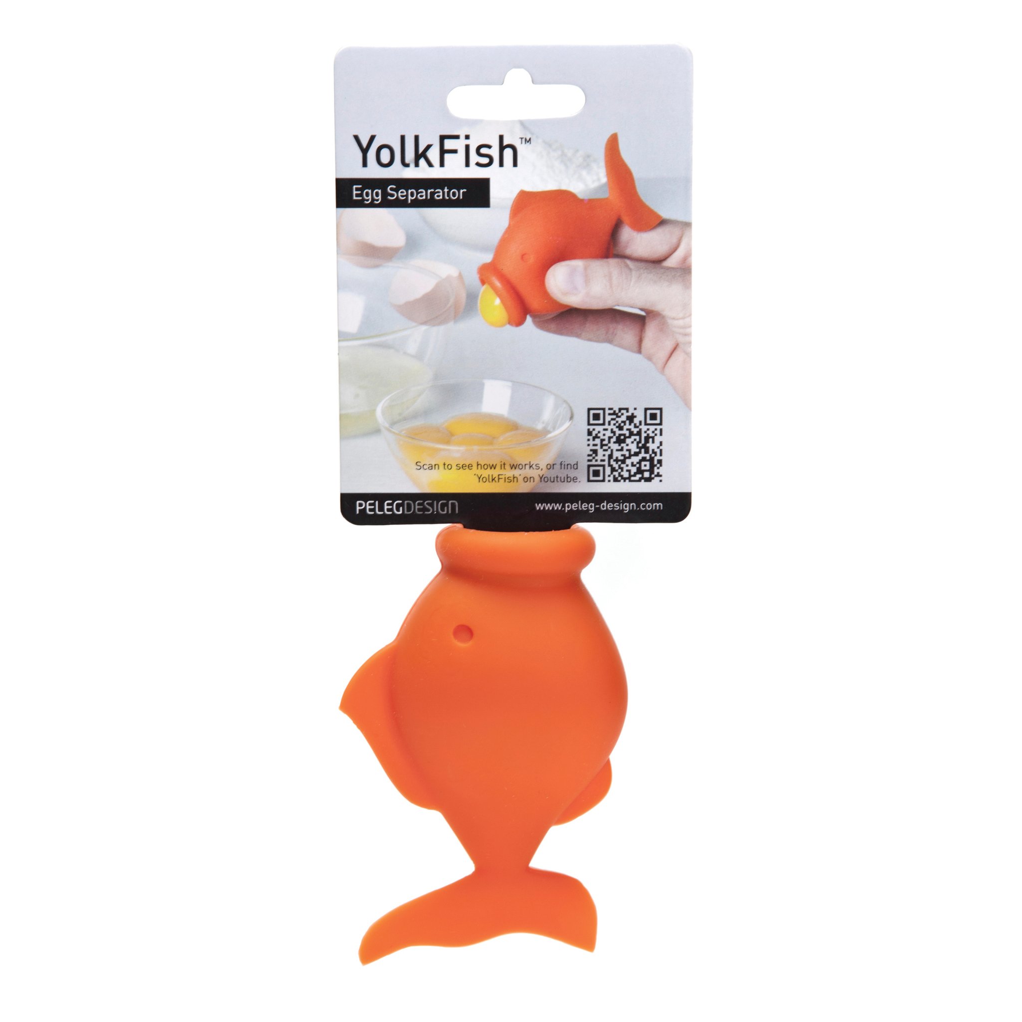Eiertrenner Goldfisch YolkFish Originalverpackung von Peleg Design