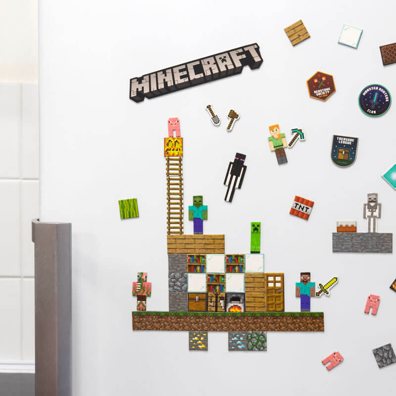 Minecraft Magent Building Minecraft Build a Level Magnet-Set | enjoymedia.ch