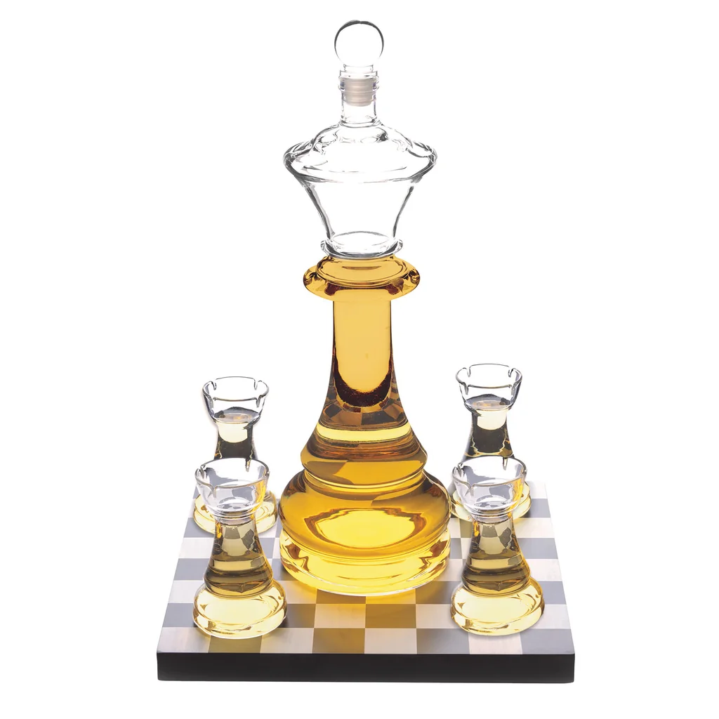 Schach-Dekanter-Set