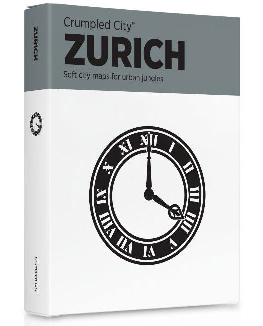 Crumpled City Maps Zurich