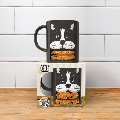 Mug Chat avec Espace pour Biscuits